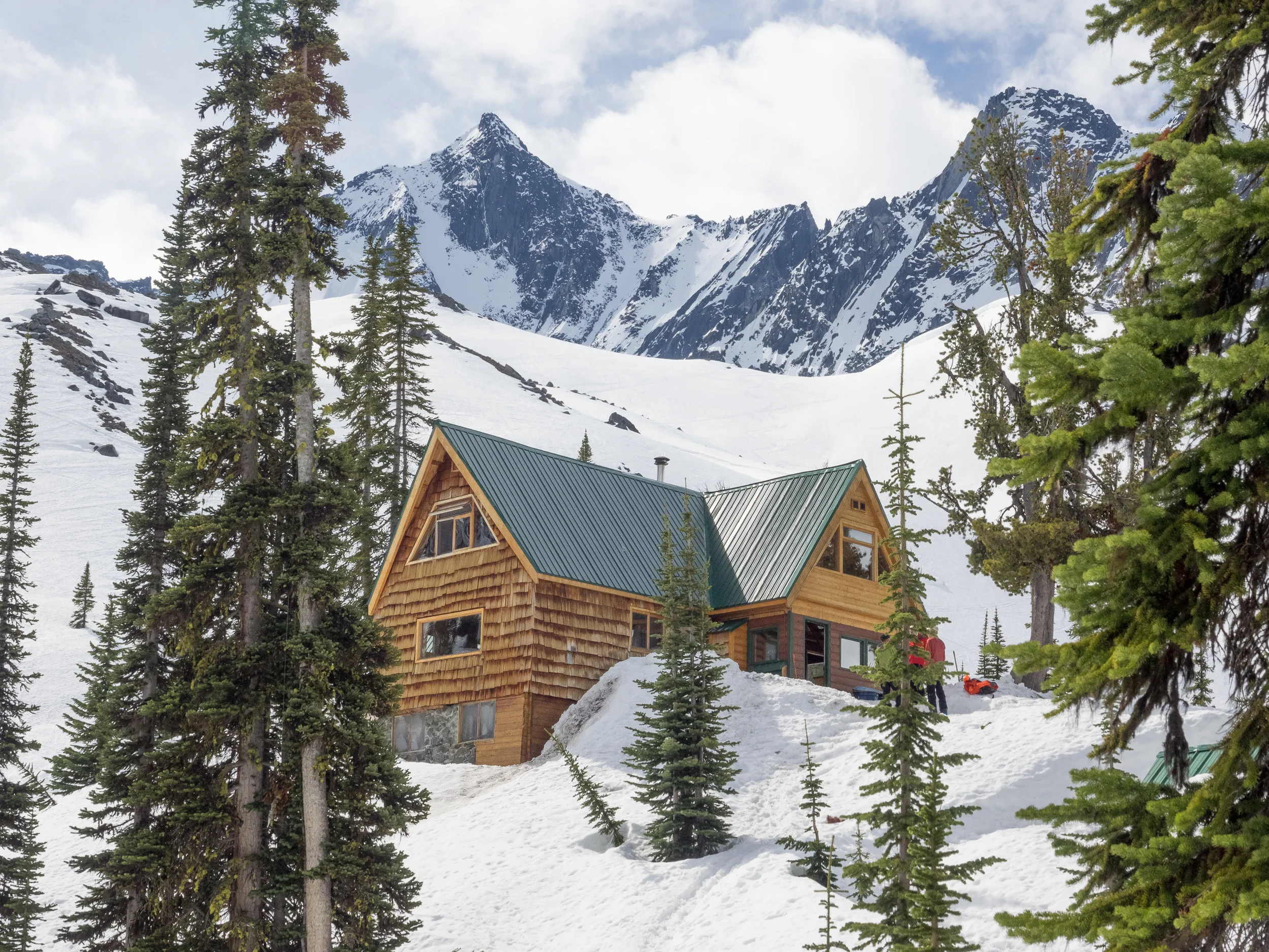 Fairy Meadow Hut in winter. Photo: Pebbleshoo