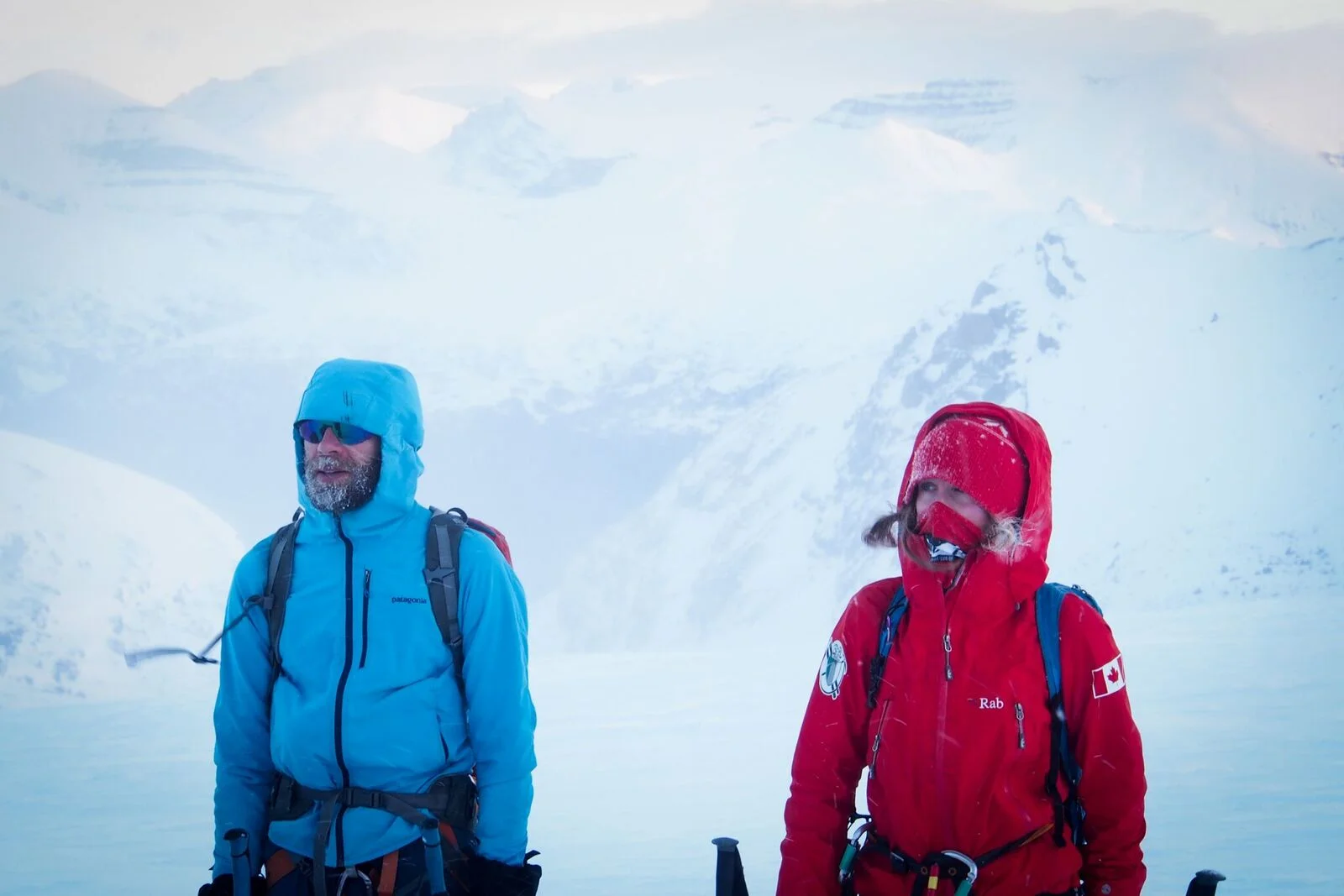 Crisp morning on the Wapta Icefield. Photo: Matt Reid