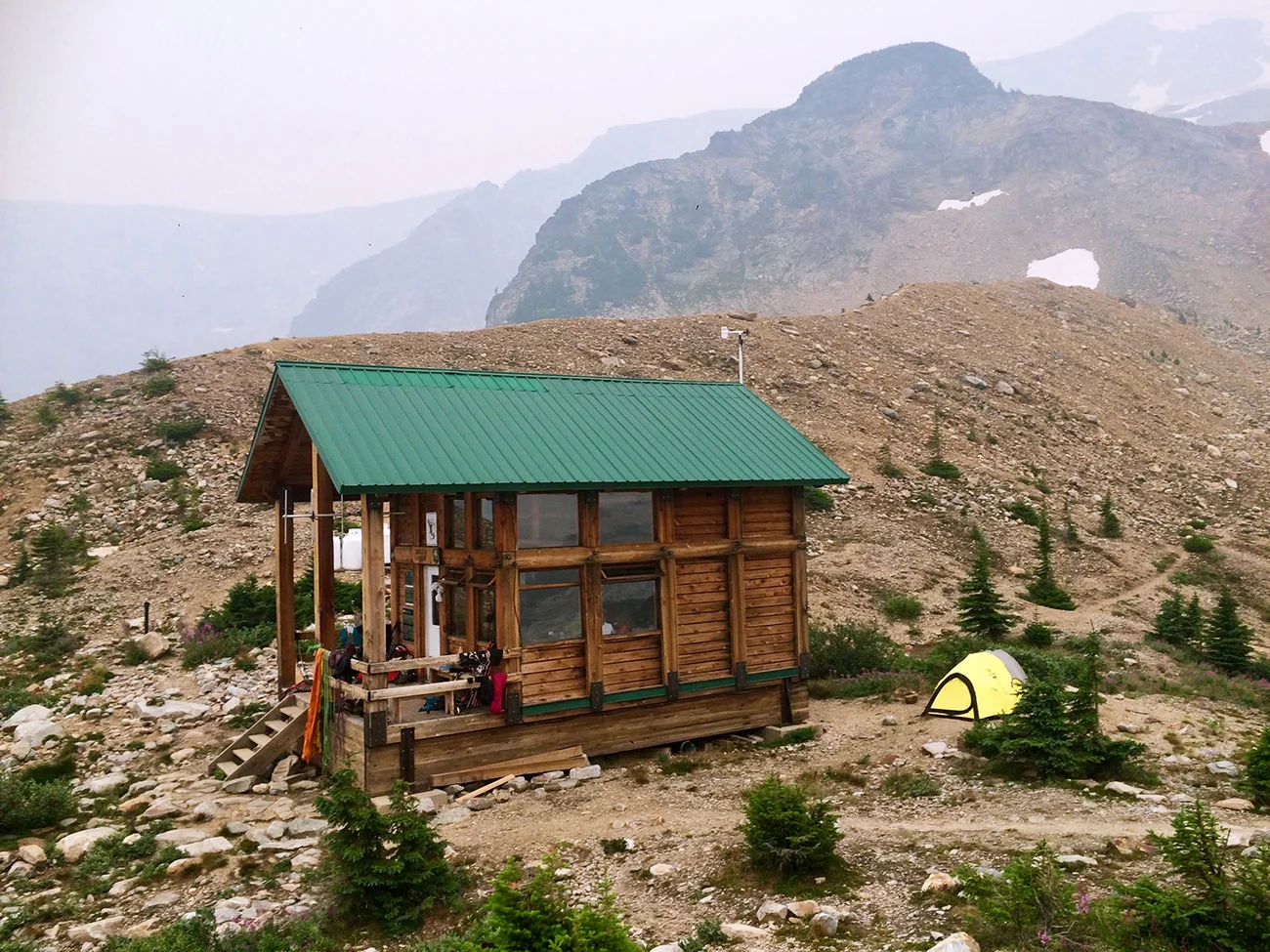 Asulkan Cabin in Glacier National Park.