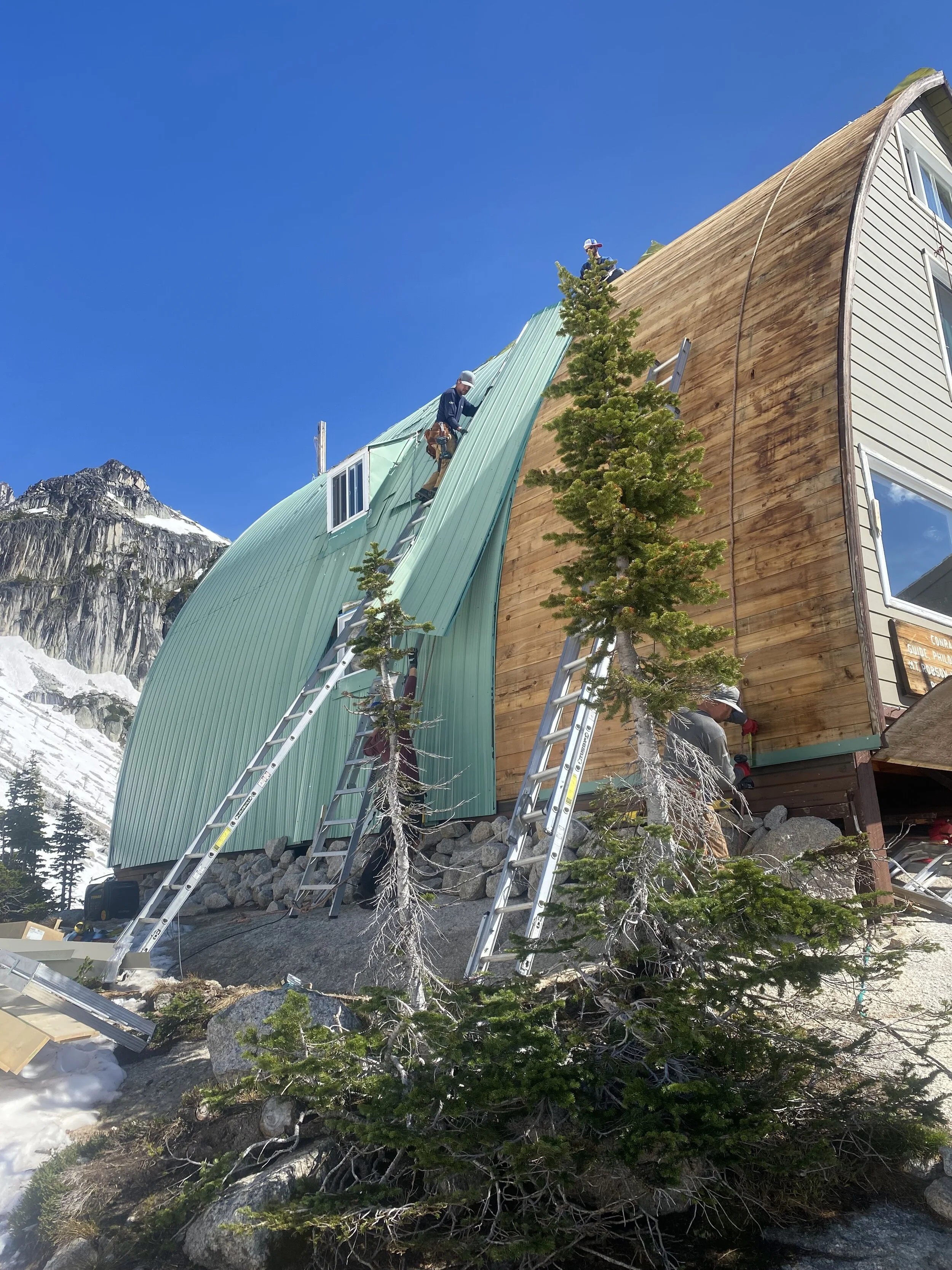 A New Roof for Kain Hut - Summer 2021