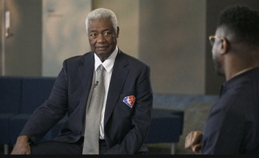 Prostate Cancer Advocate Oscar Robertson celebrated during the NBA 75th Anniversary 