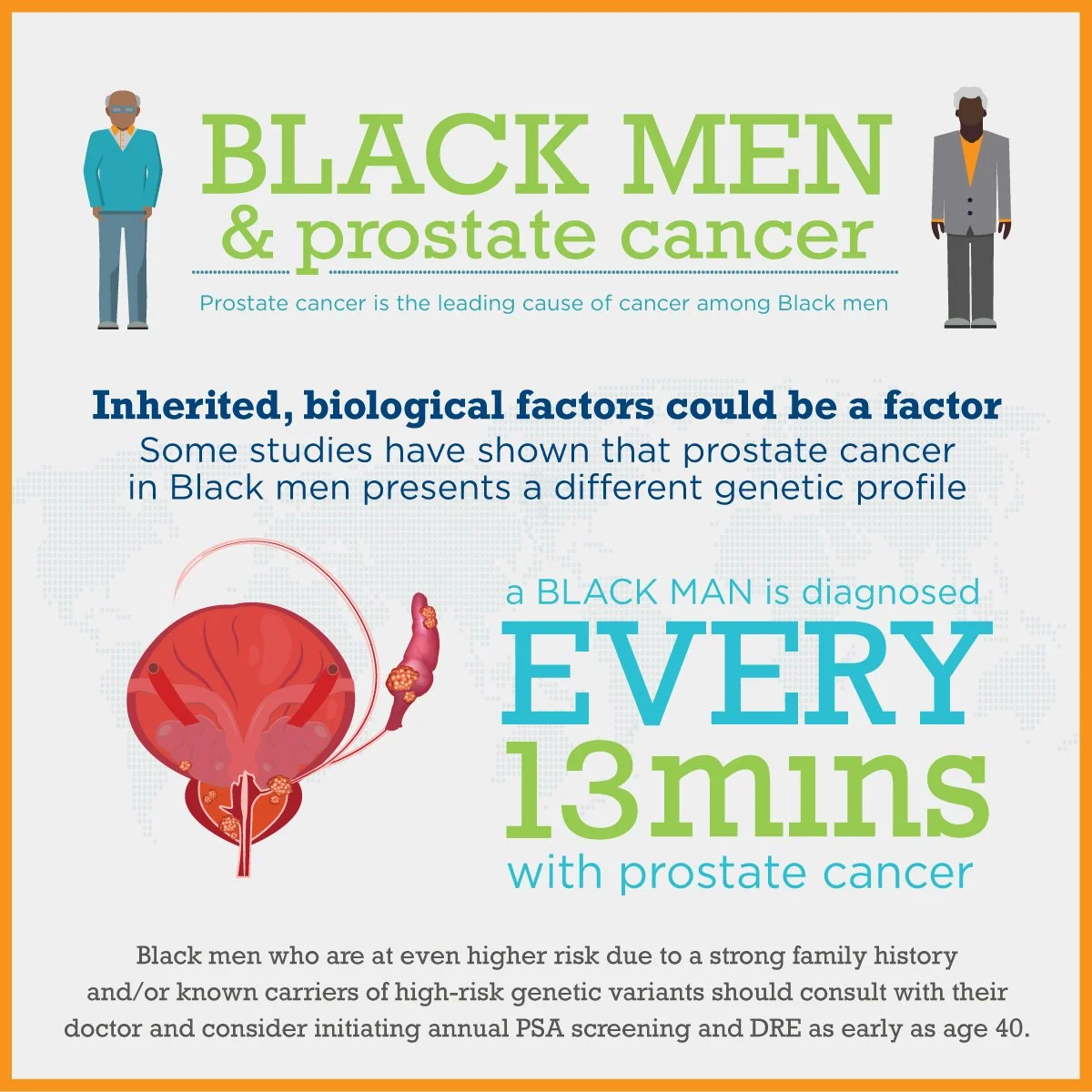 IPCF advocate Oscar Robertson and IPCF founder Dr. Vipul Patel discuss prostate cancer and the black community