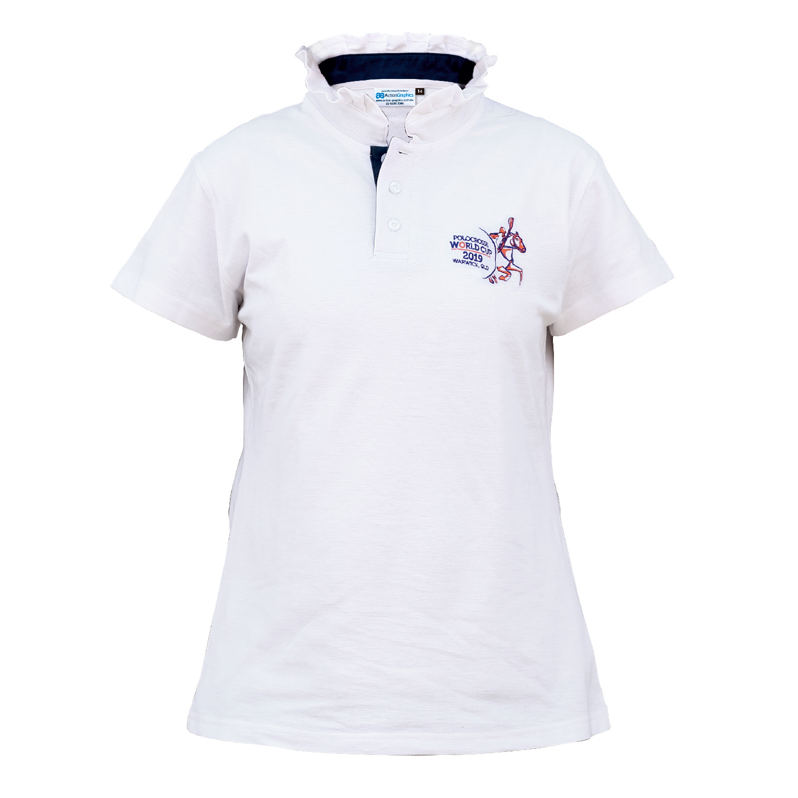 LADIES FRILL NECKED COLLAR POLOS - WHITE-1.png