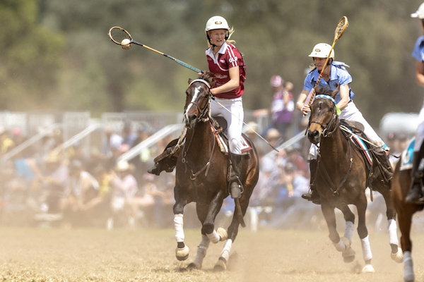Beth Hafey of the Australian Polocrosse World Cup 2019 team Photo: Justine Rowe