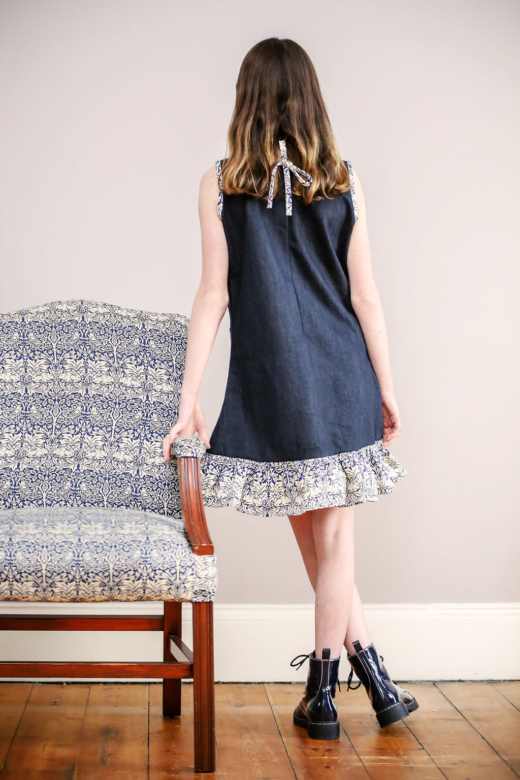 Jeans to Dornoch Dress Sewing Pattern - How to refashion & upcycle jeans to a dress - Full tutorial including step by step photos Greyfriars and Grace Jeans to Dornoch Dress Sewing Pattern - How to refashion & upcycle jeans to a dress - Full tutorial including step by step photos Greyfriars and Grace