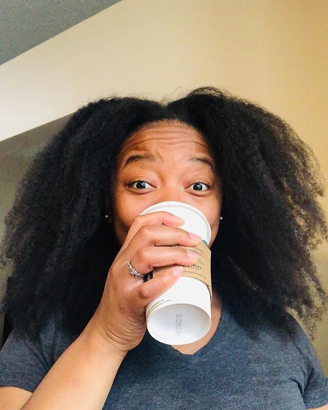 Good morning Naptural Family! I took my mini braids down, it was time 😔, but I&rsquo;ll definitely bring them back a little later this summer because they were a great protective hairstyle! Today is wash day and I need my coffee because it&rsquo;s g