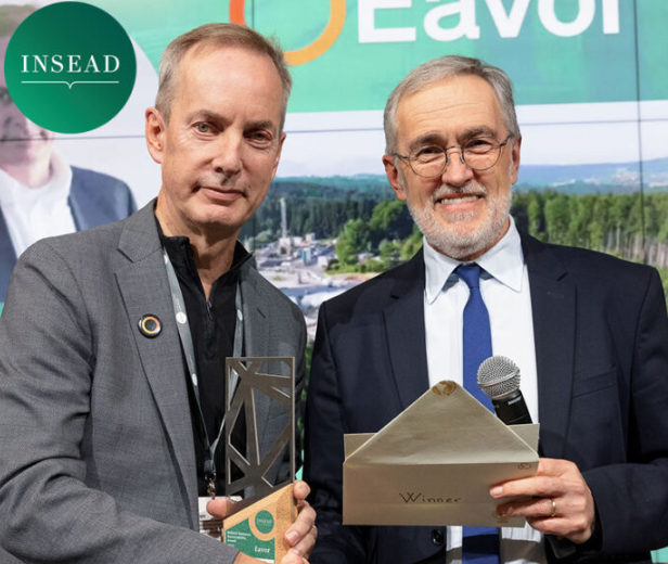 INSEAD Acknowledges Eavor CEO John Redfern with their Sustainability Award for 2023