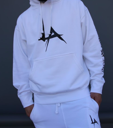 The Pentagon LA Joggers - (WHITE) Art Music Culture Los Angeles