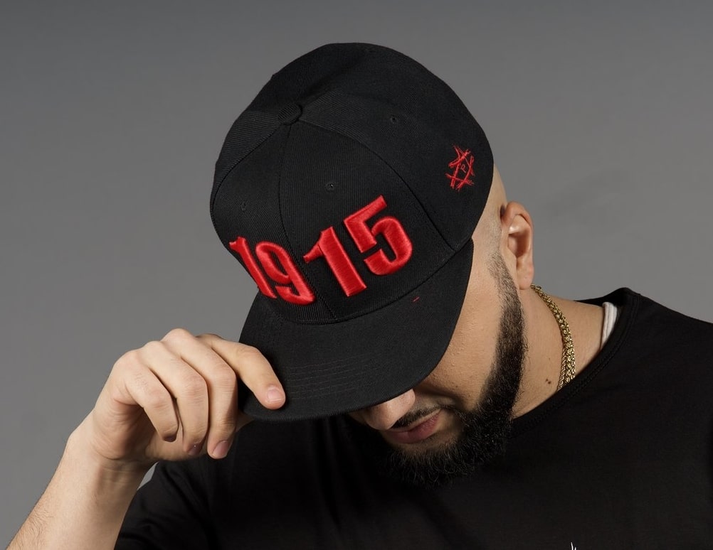Open Wounds 1915 - Black w/ Red Snapback Armenian Genocide Clothes