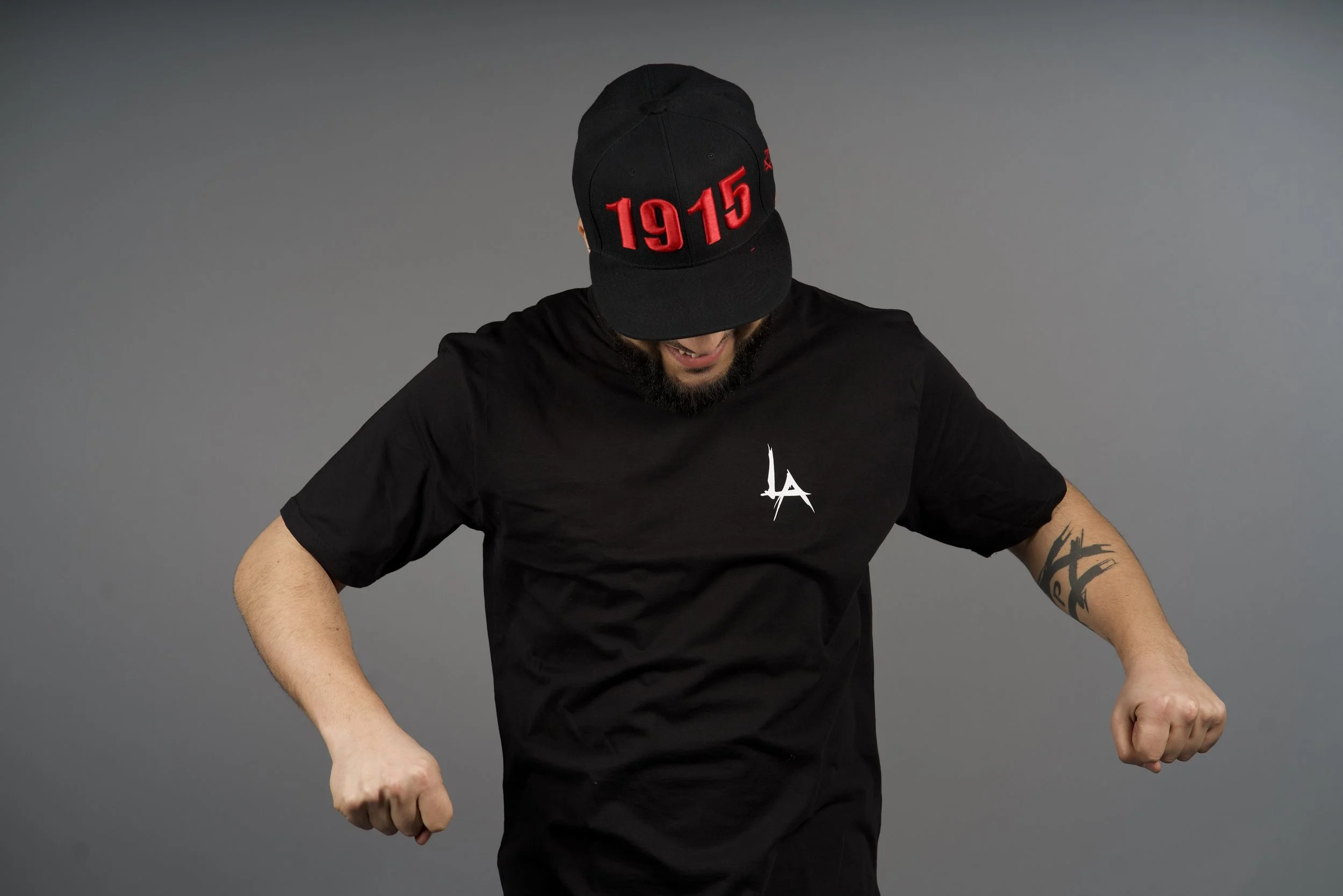 Open Wounds 1915 - Black w/ Red Snapback Armenian Genocide Clothes