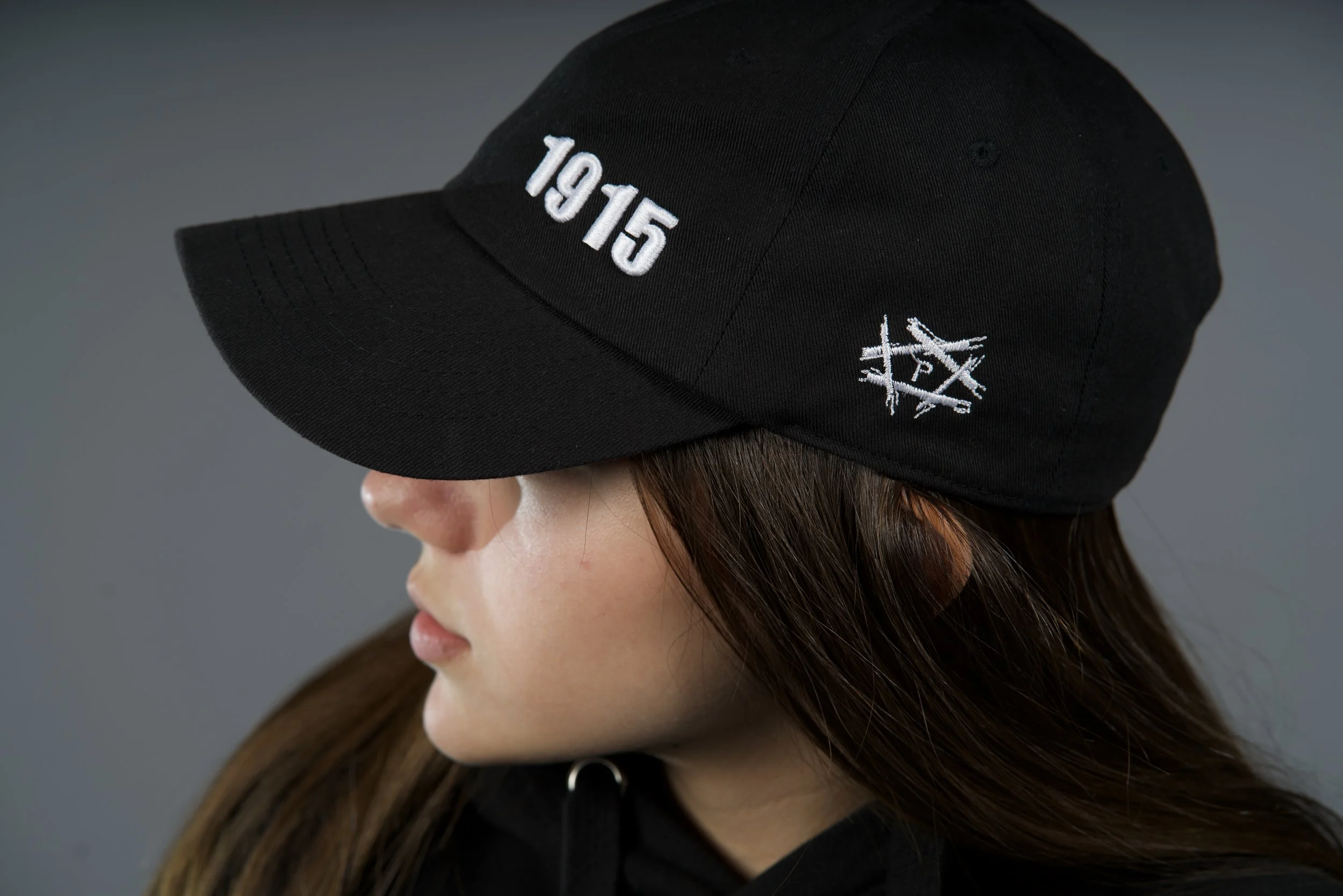 Open Wounds 1915 - Black w/ White Writing Cap Armenian Genocide Clothes