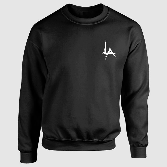 Signature Pentagon LA Crewneck Sweater - (BLACK) ART MUSIC CULTURE LOS ANGELES