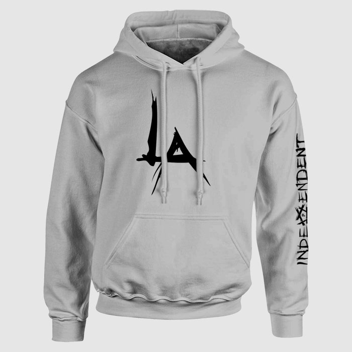 The Pentagon LA Hoodie - (GREY) ART MUSIC CULTURE LOS ANGELES