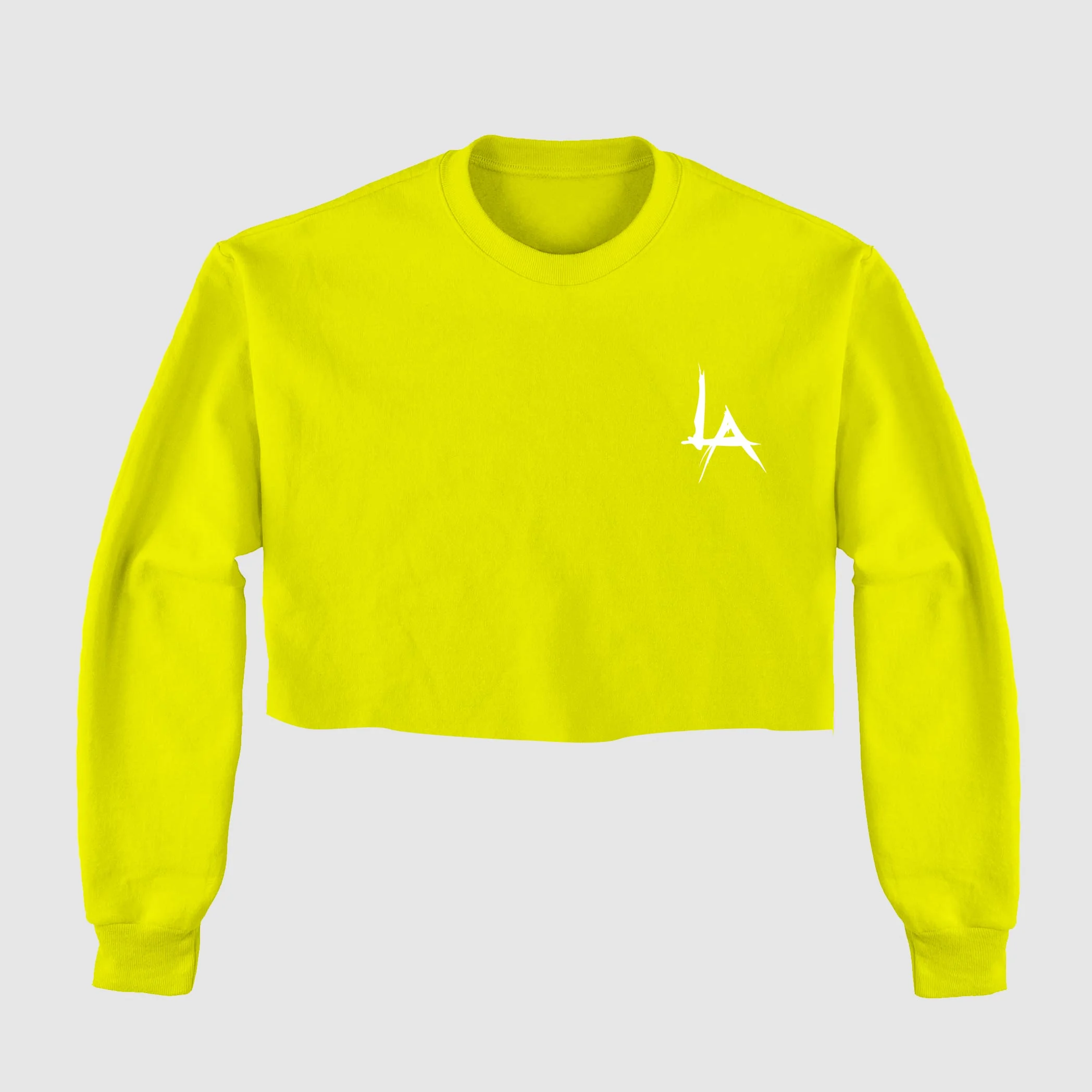 The Pentagon LA Croptop - (YELLOW) Art Music Culture Los Angeles