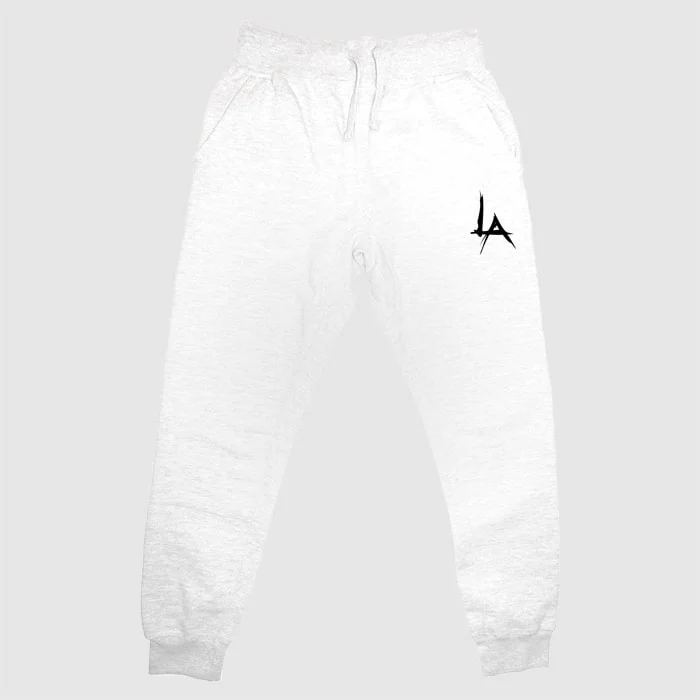 The Pentagon LA Joggers - (WHITE) Art Music Culture Los Angeles