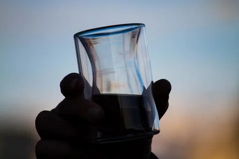 Cheers' not just for beers. St Anthony "snifter" lifted high!