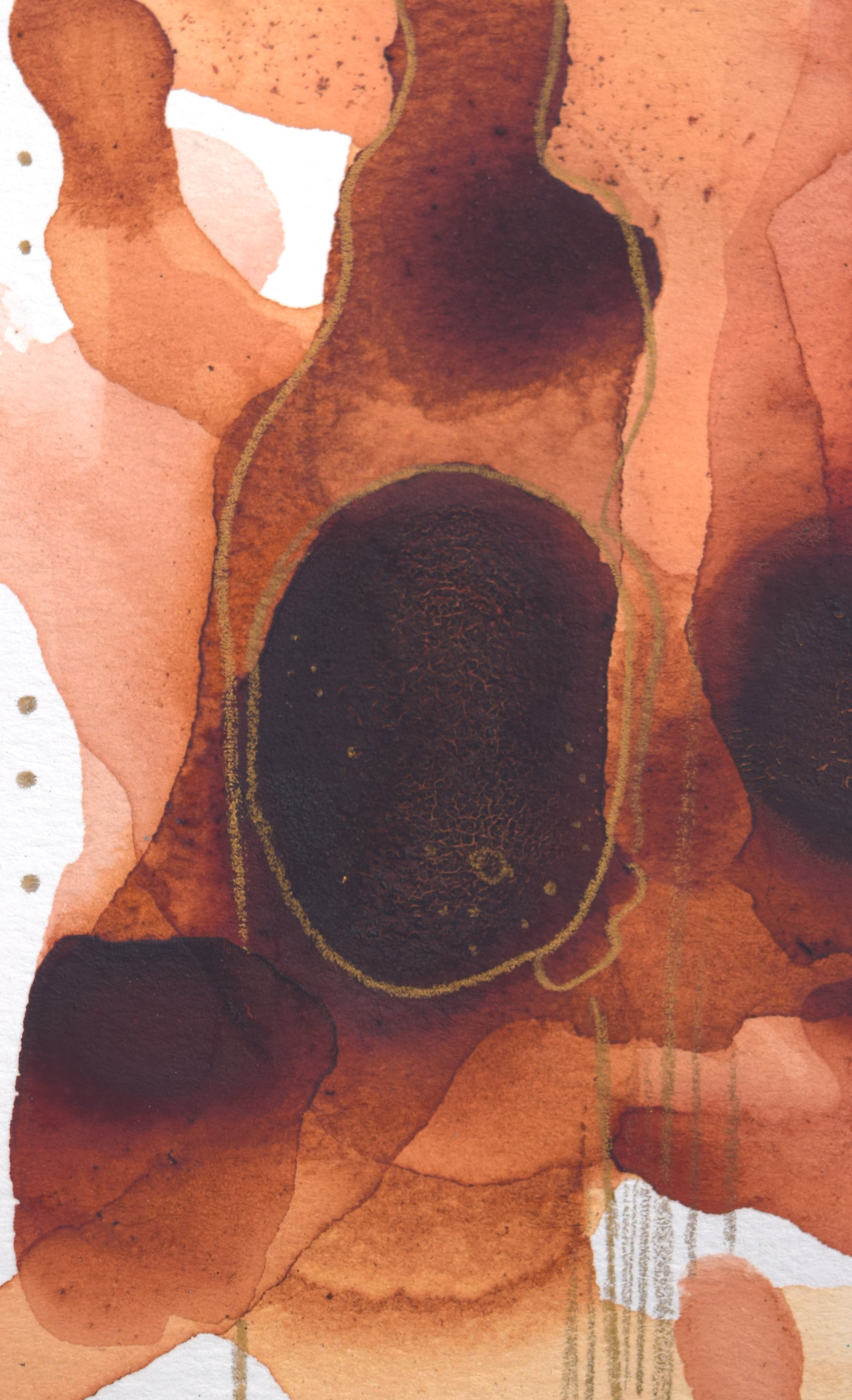 avocado ink on paper