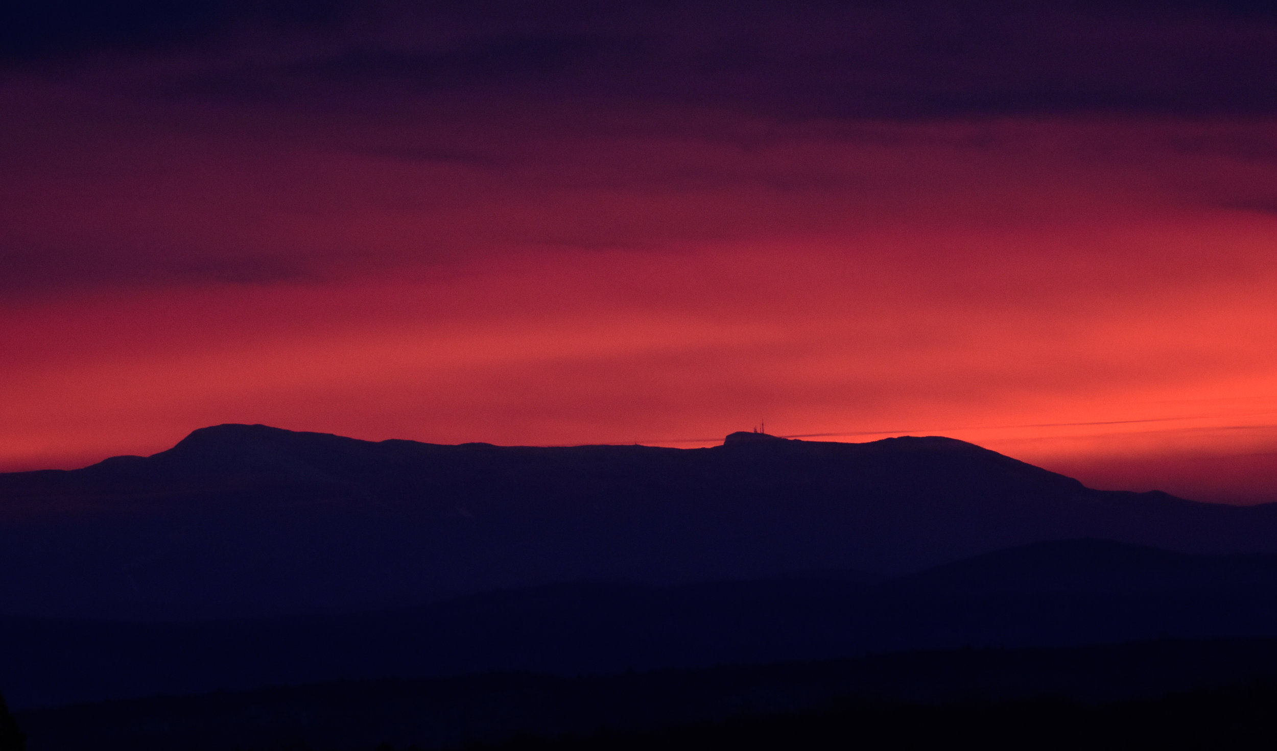 Pink Sunrise over Mount Mansfield