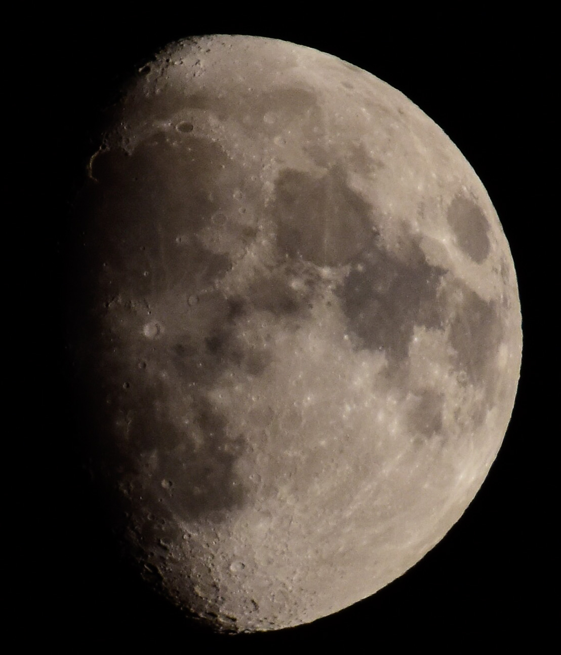 The First Quarter (Waxing Gibbous) Moon