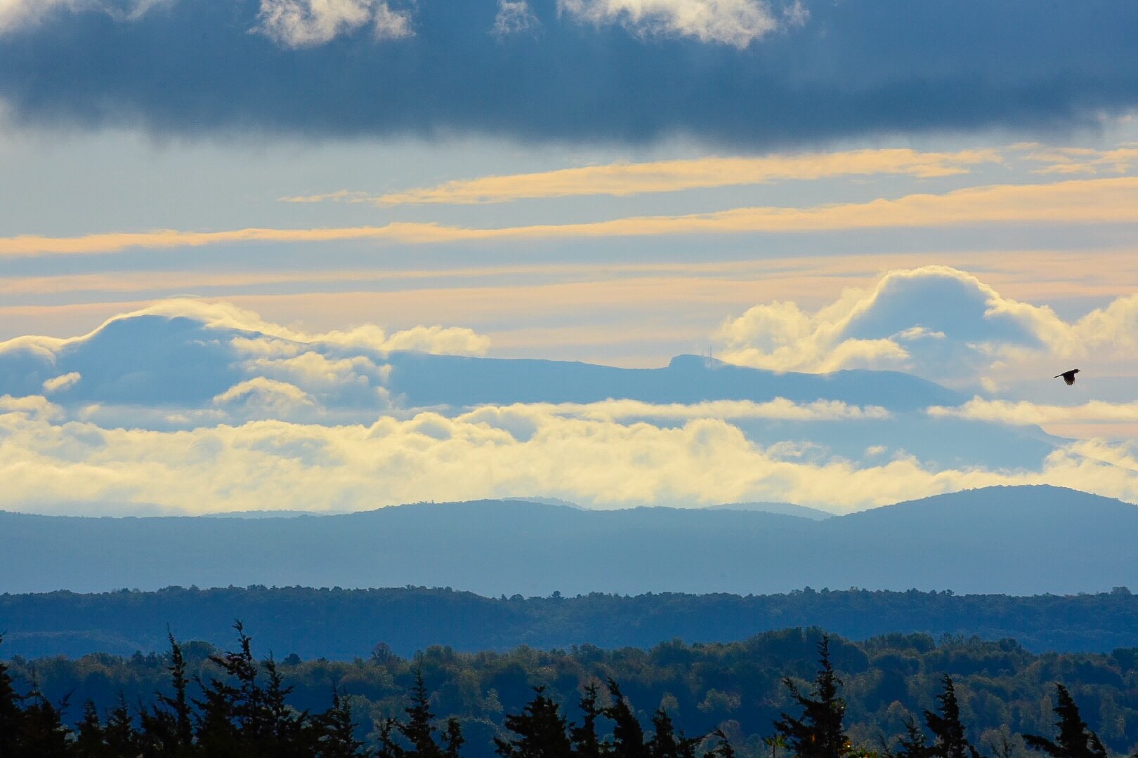 Clouds Rising around Mount Mansfield