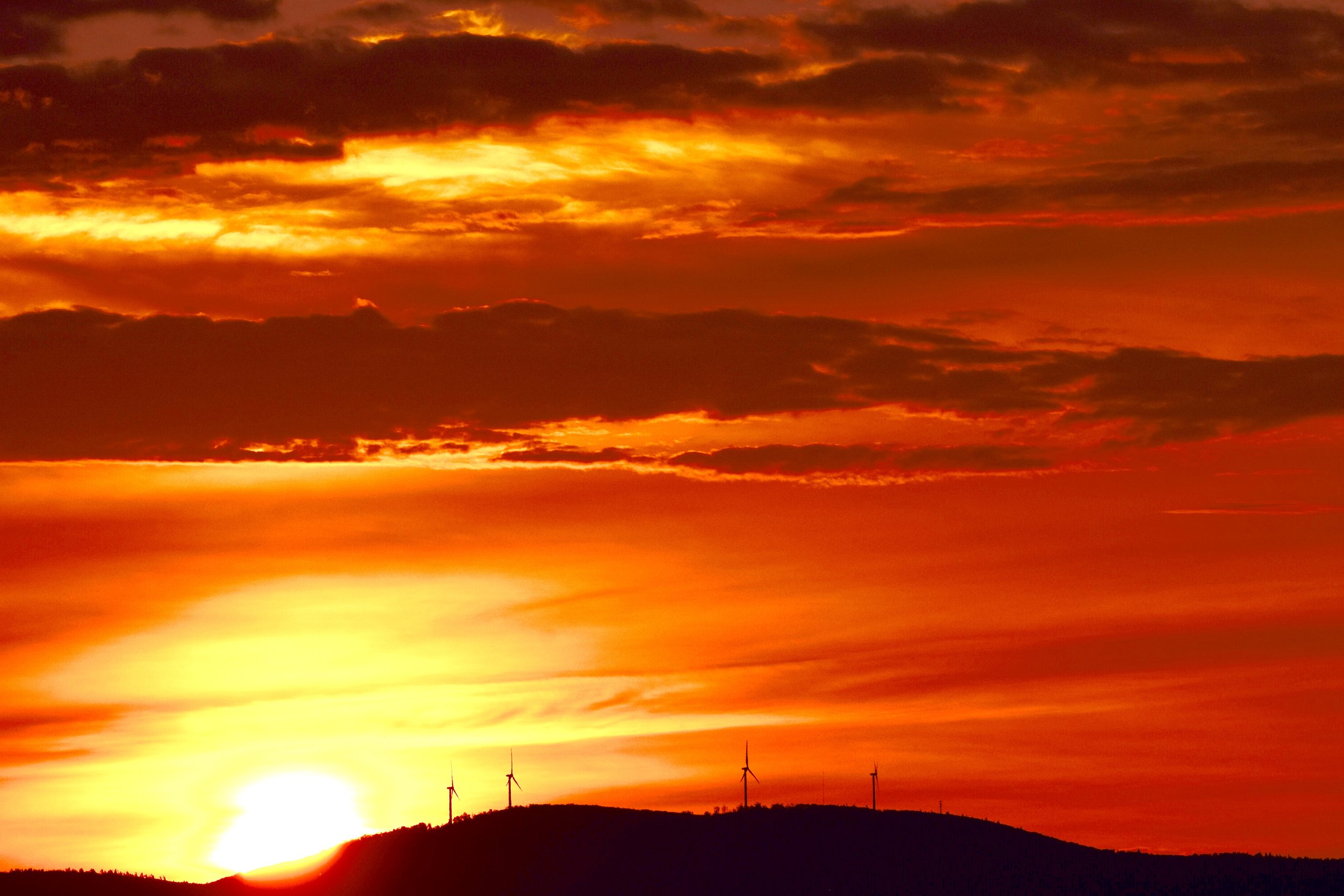 Wind Turbines at Sunrise_4