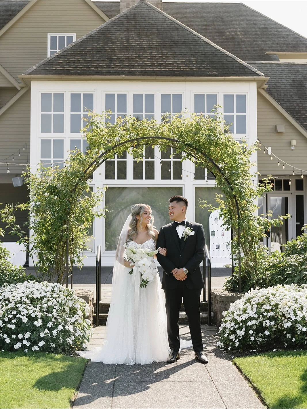 Forever looks pretty perfect on these two 🤍✨ M+T&rsquo;s wedding day was filled with so much joy, laughter, and love &mdash; and moments like these are what it&rsquo;s all about.

Coordination: @aislereadyevents 
Photography: @analyphoto 
Videograph