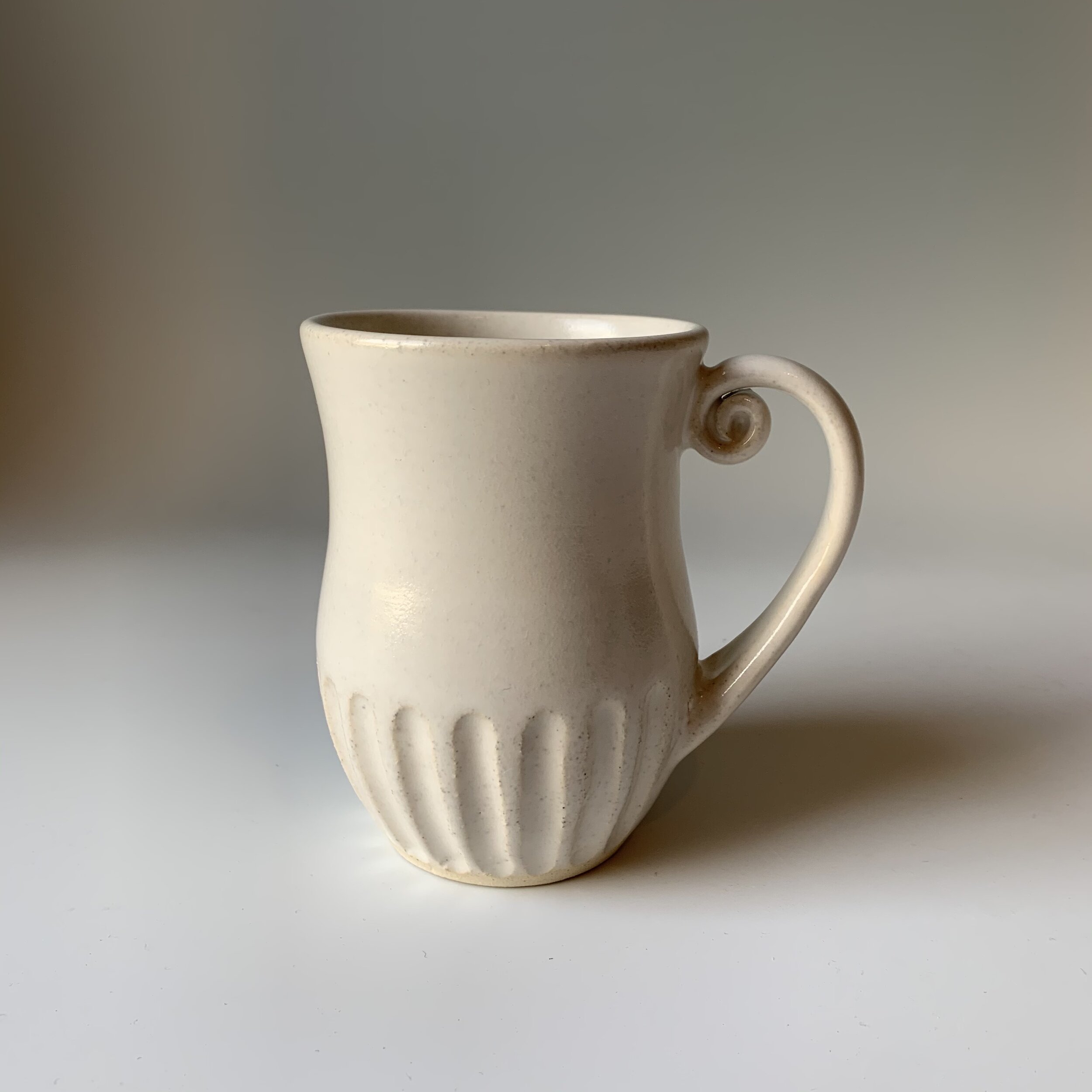 Carved White Mug-2