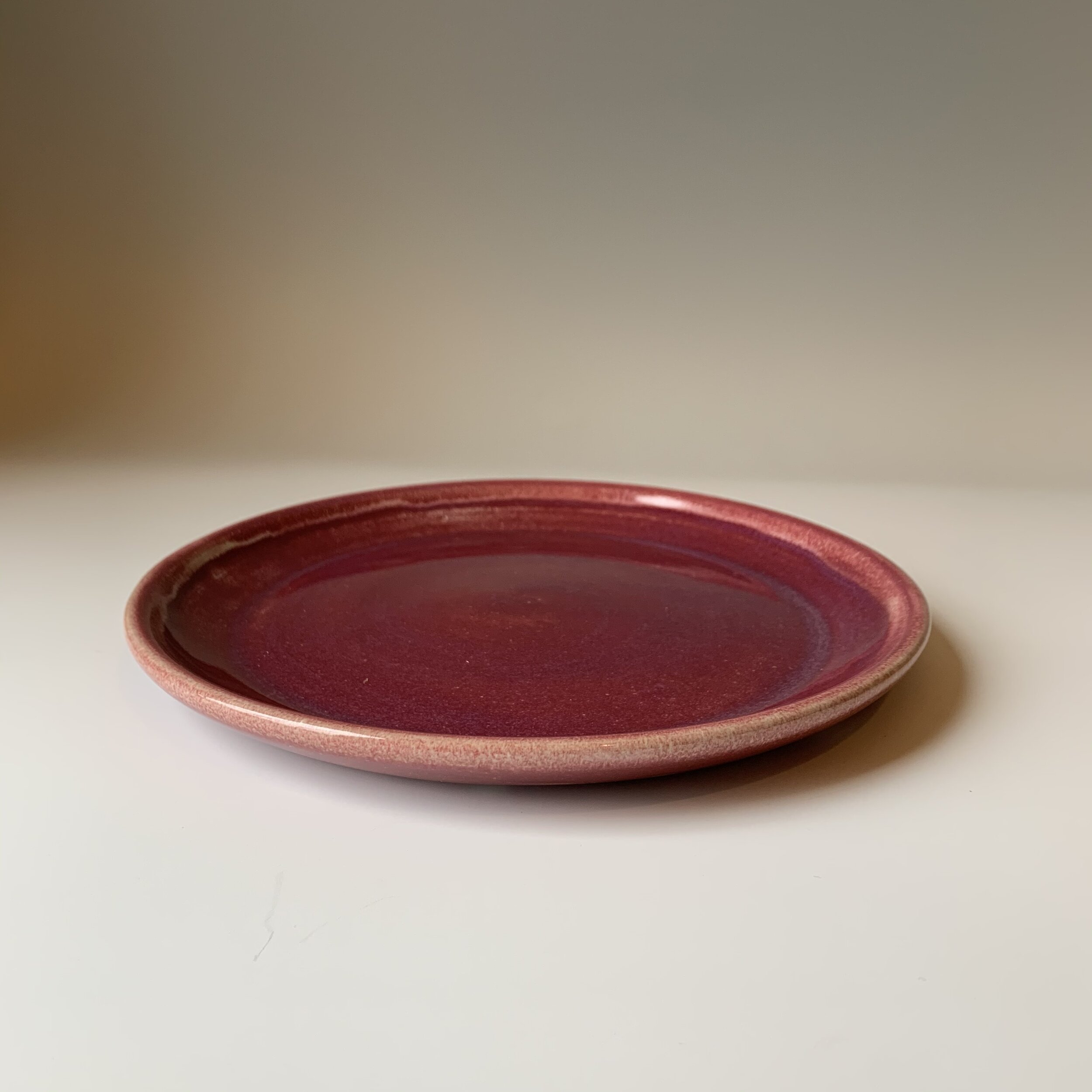 Serving Plate Red