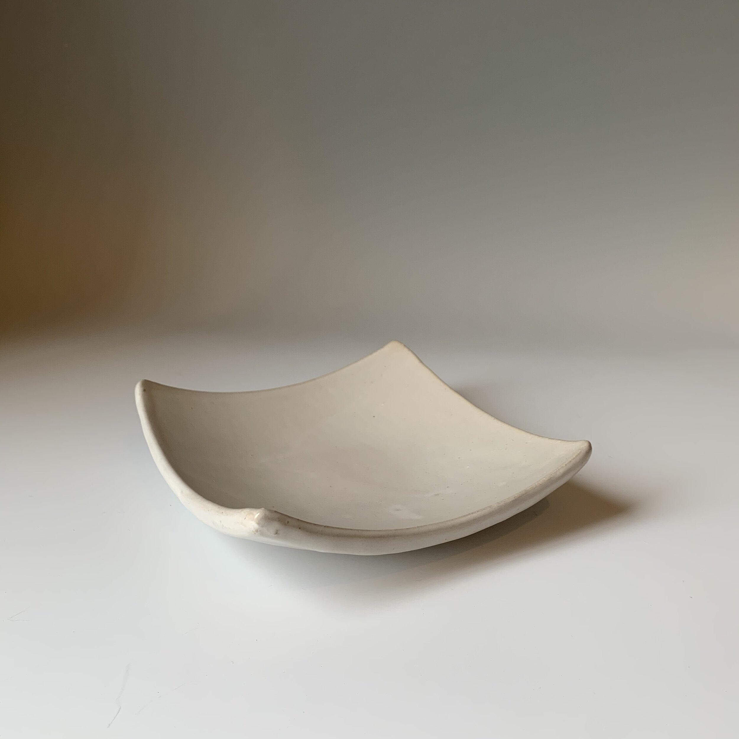 White Square Plate