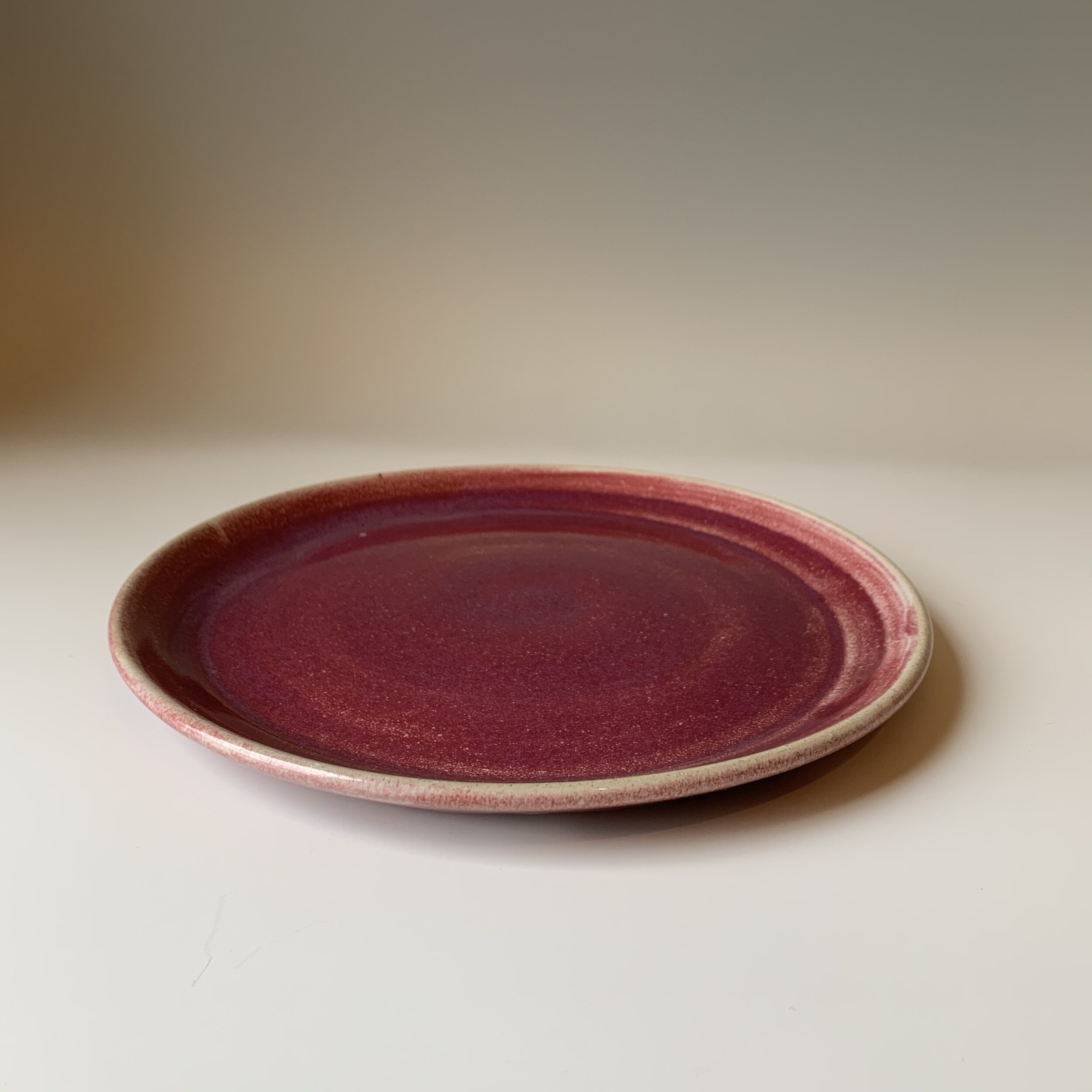 Serving Plate Red