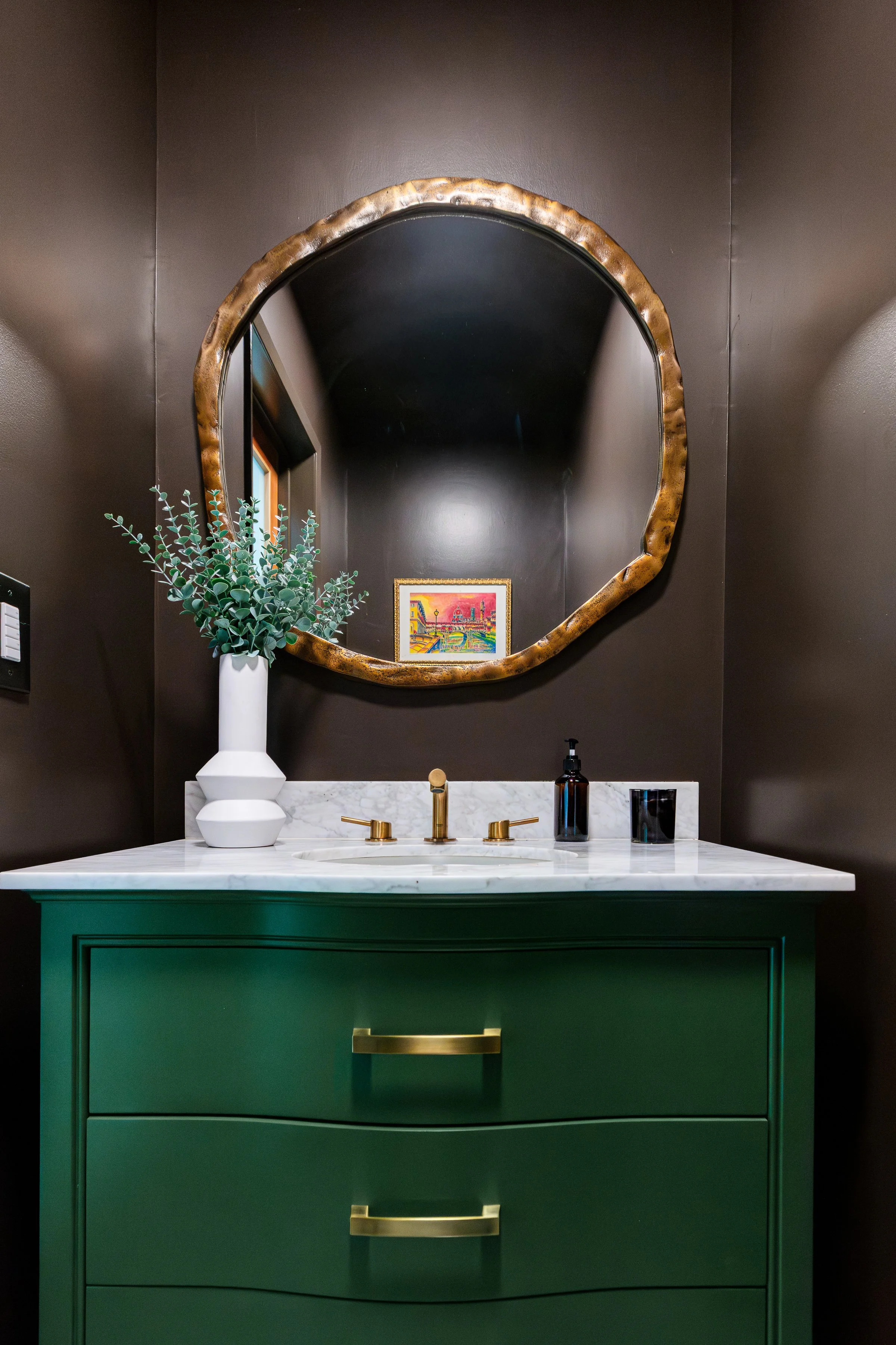 West Hollywood real estate photography of a modern luxury bathroom