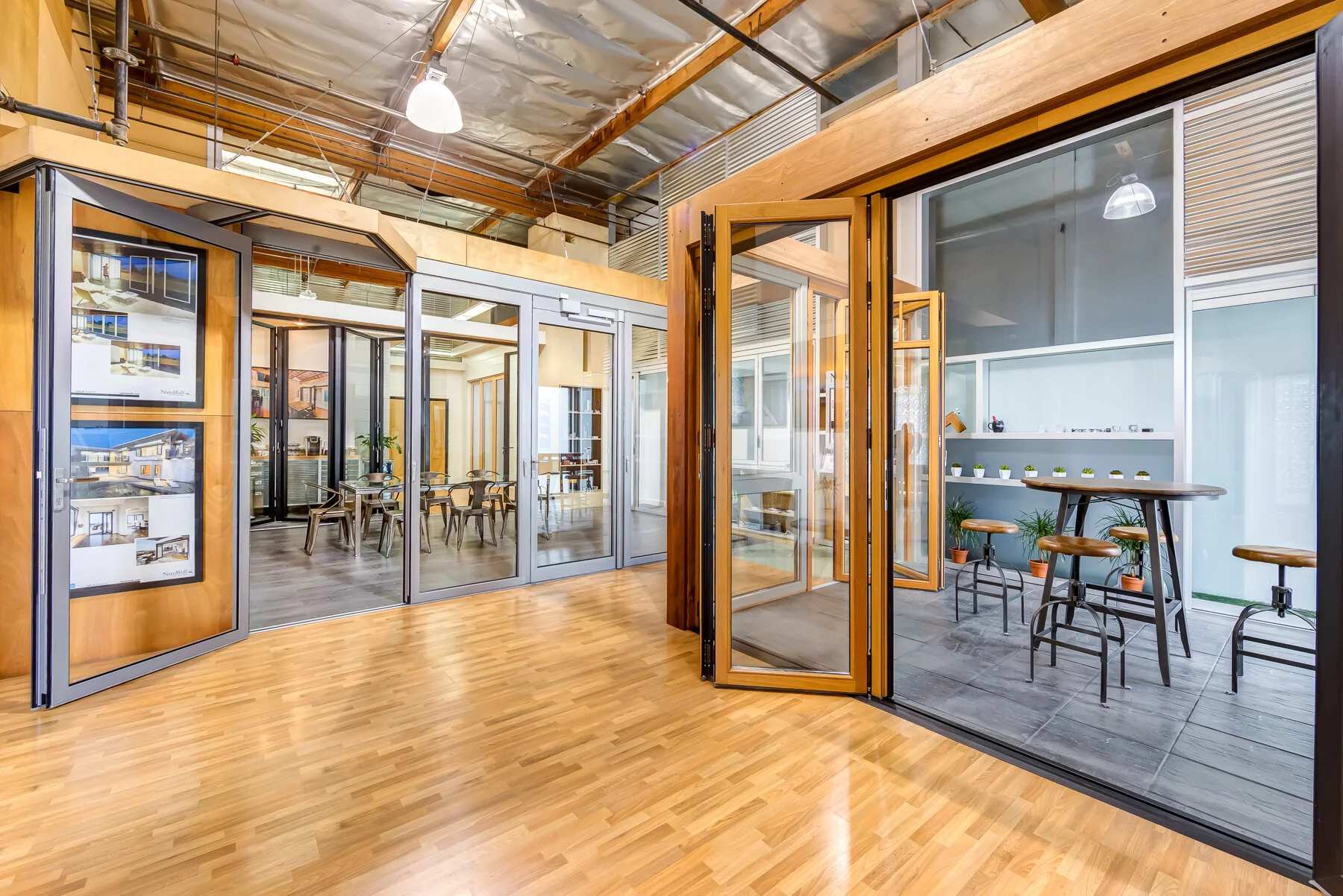Los Angeles commercial real estate photography of a showroom interior by Wayne Ford