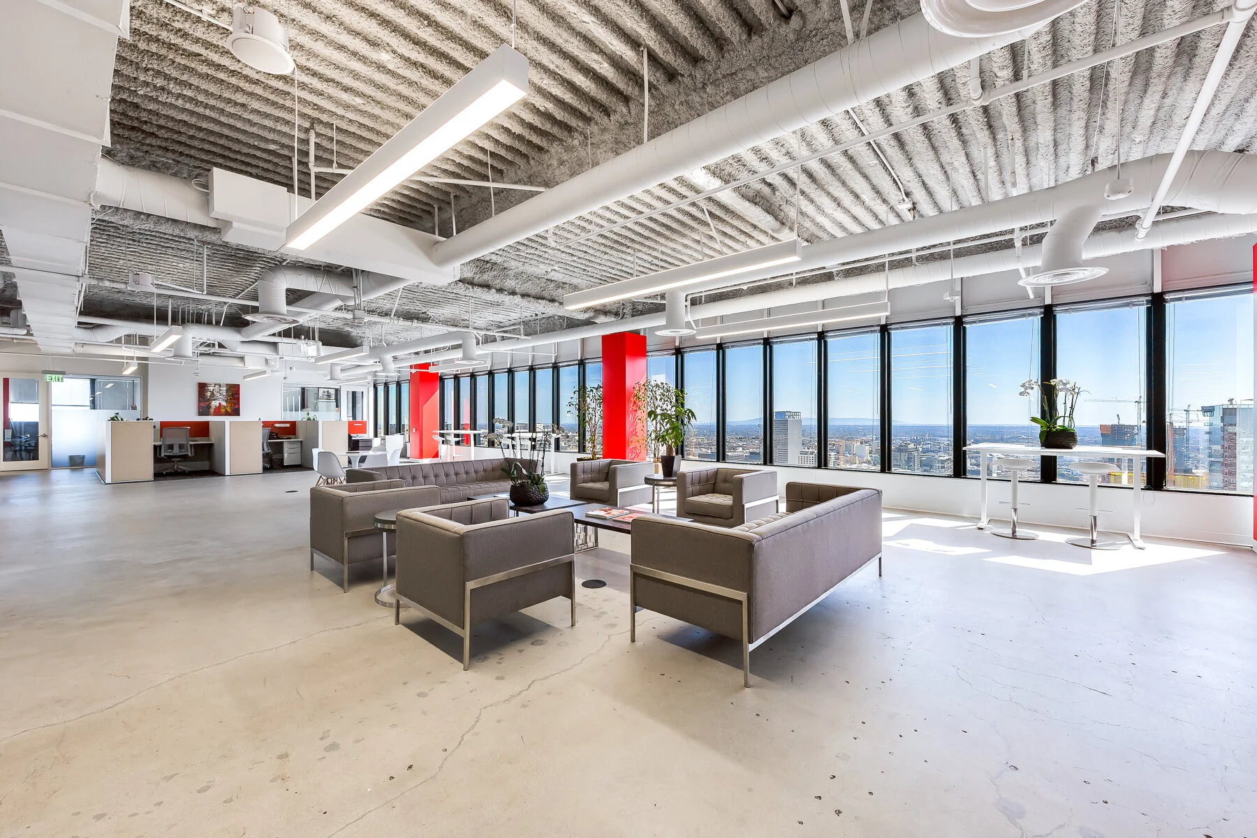 Commercial real estate photography of a Los Angeles office space for property marketing