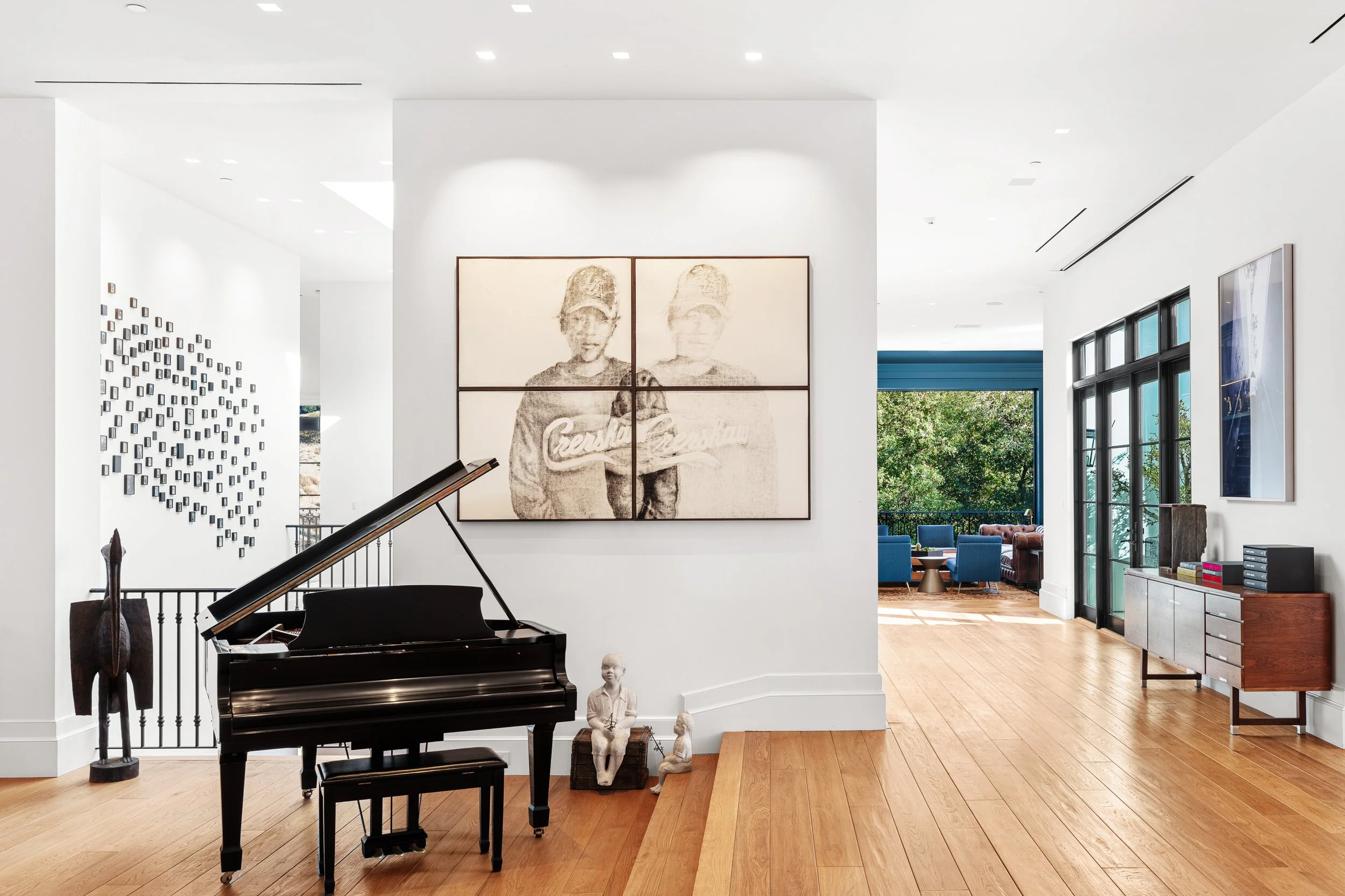 Interior real estate photography of a luxury Hollywood Hills home by Wayne Ford