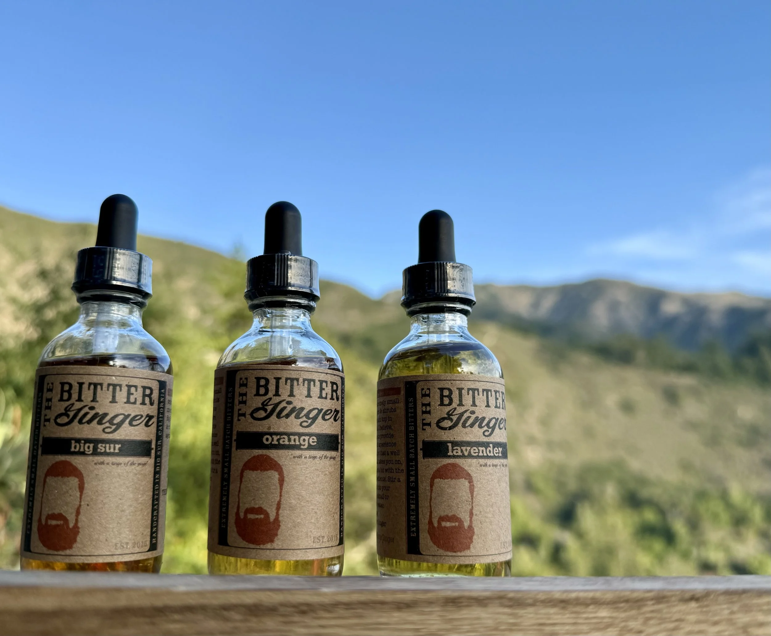 BitterGinger-CulinaryBitters-Handmade-BigSur-ClassicTrio-BigSurRidgeView.jpg