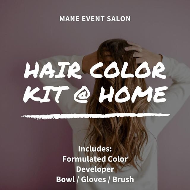 Missing your professionally mixed hair color? Don&rsquo;t worry, we&rsquo;ve got your back! Now you can order personalized hair color for $40 that you can apply safely in the comfort of your home. Our professional stylist will also help you with any 