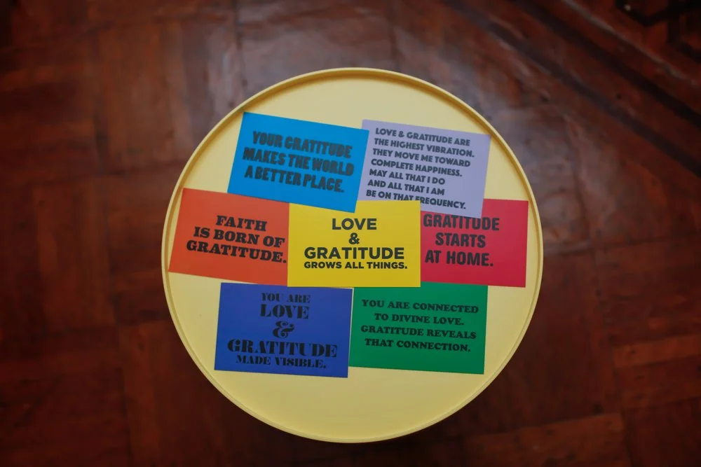 CHAKRA-INSPIRED GRATITUDE POSTCARDS