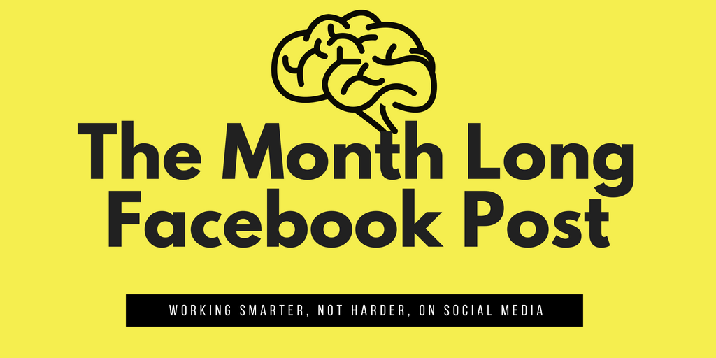 The Month Long Facebook Post