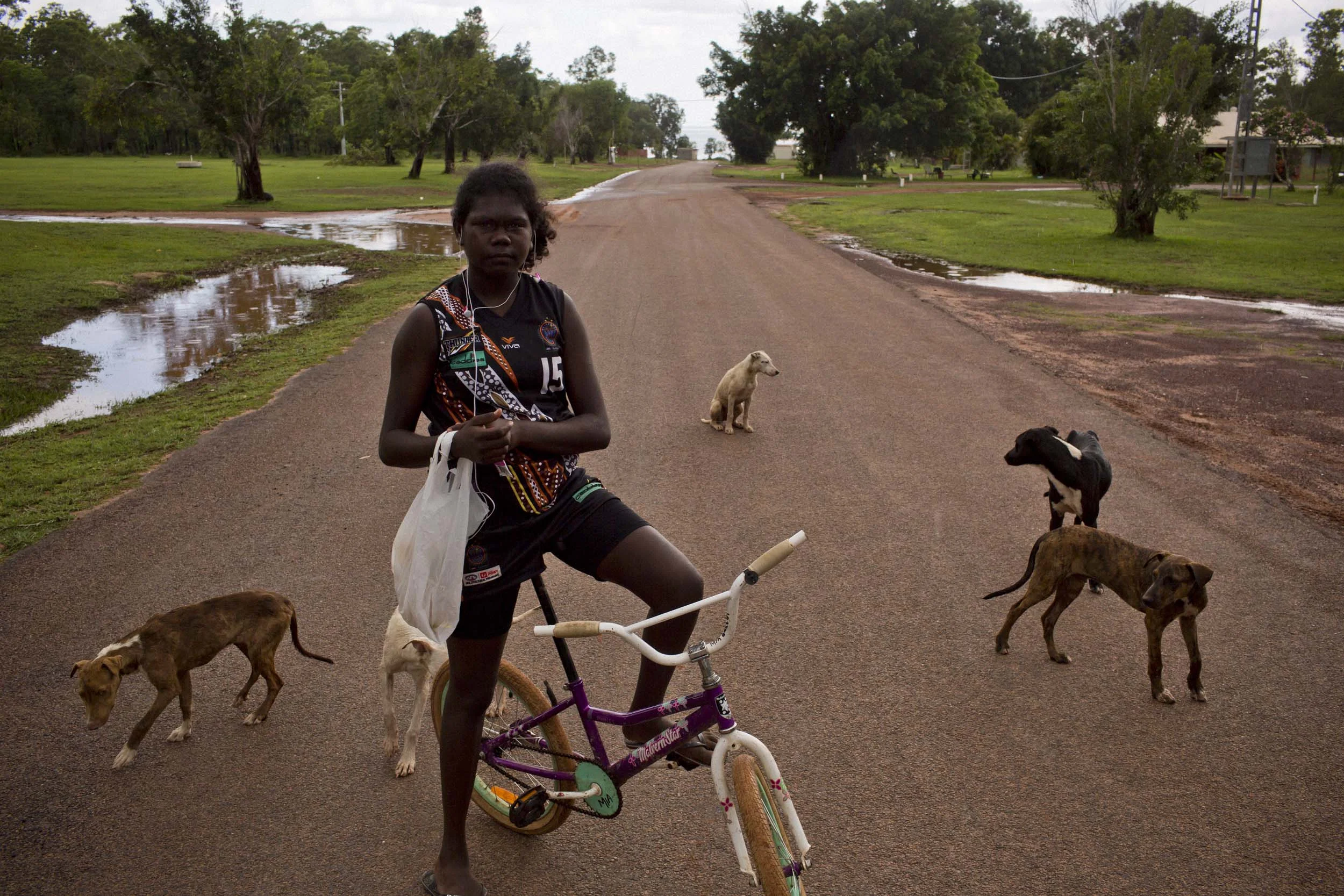 Pirlangimpi, a community on Melville Island, Northern Territory.
