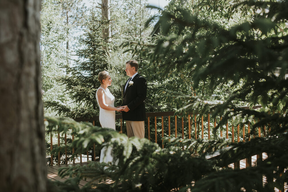 Hidden Pond Elopement Maine