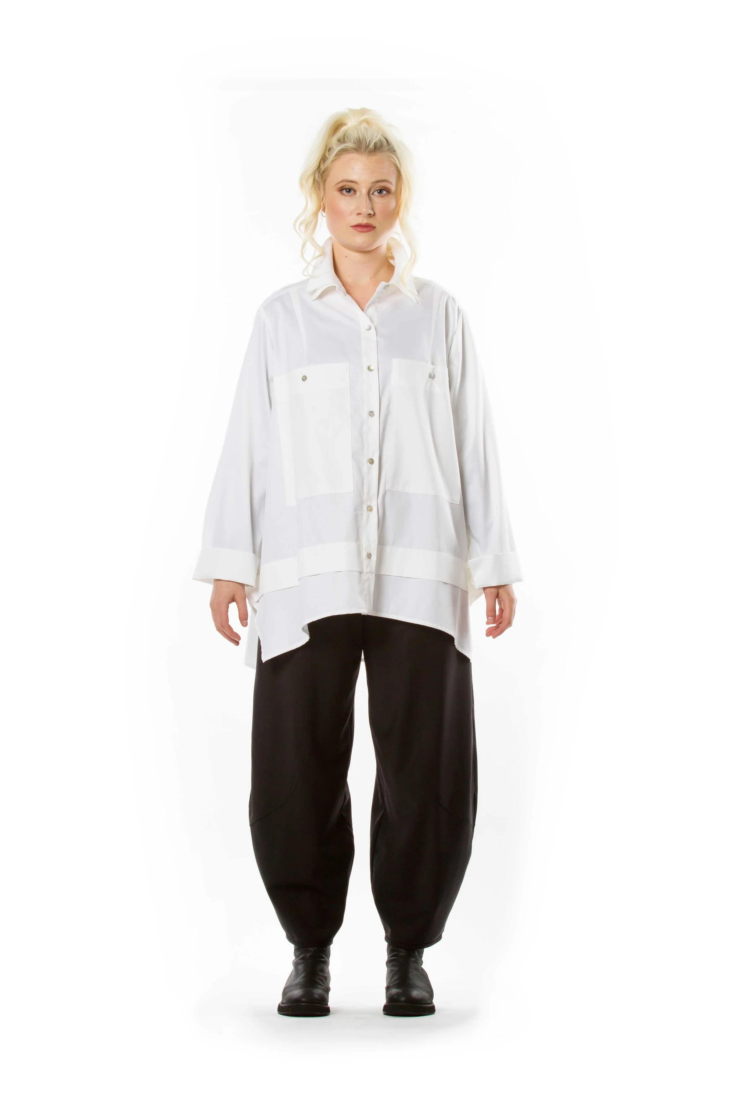 The Cupboard Diane Burkhardt Manchurian Hem Shirt Harmonie Pant Front.jpg