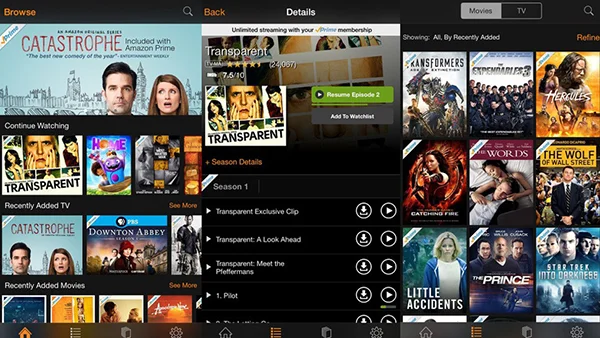 Amazon Video Catalog
