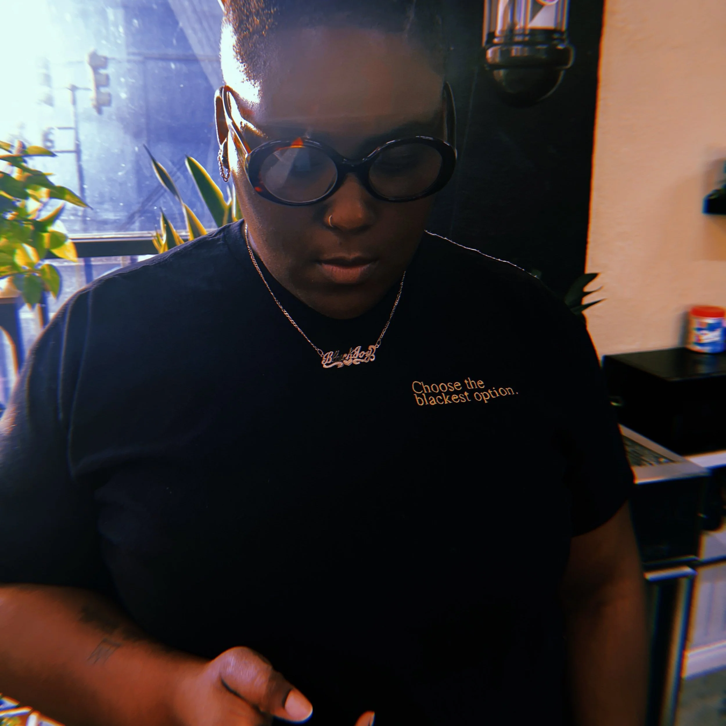 PRE-ORDER Choose The Blackest Option. T-Shirt