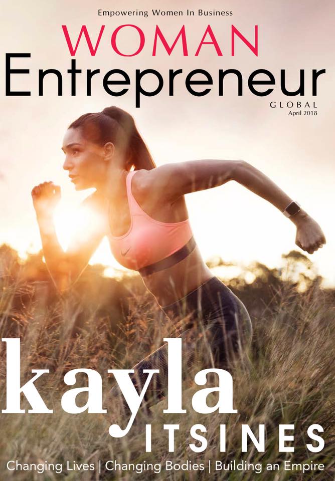 Kayla Itsines on Woman Entrepreneur Magazine cover.jpg