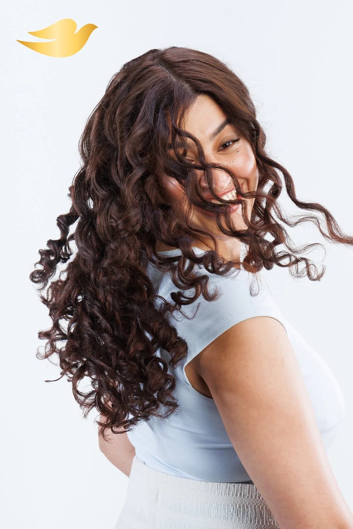 Dove Curly Hair Campaign — commercial beauty and hair photography showcasing natural curls, photographed in Mumbai, India by Amir Abbasi