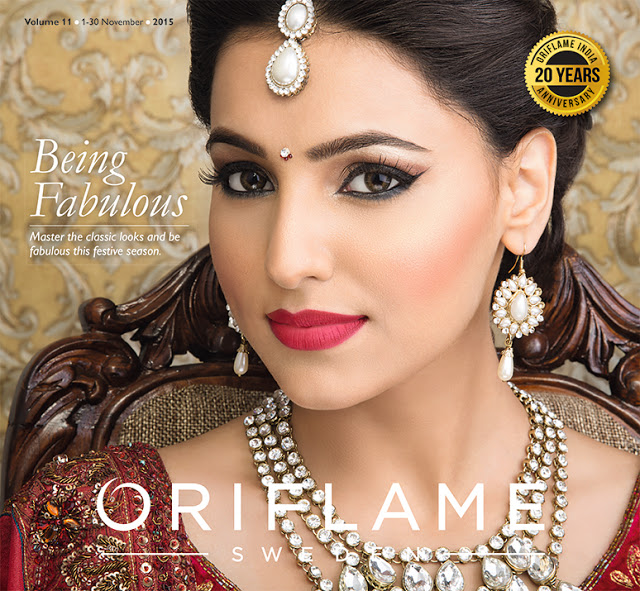 Oriflame catalog cover shot photography