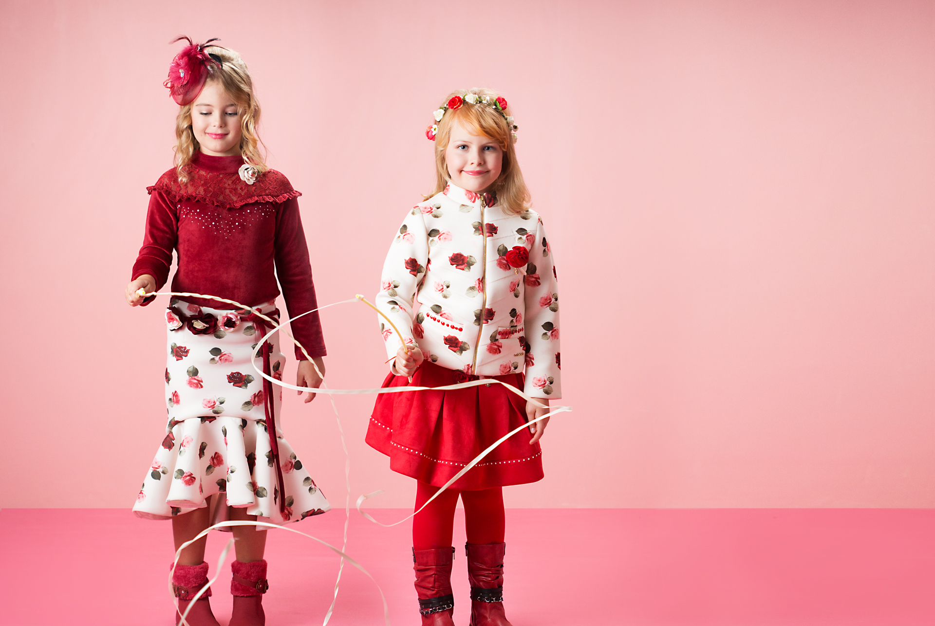 Creative Fashion Photoshoot for Kids Designer Wear Garments