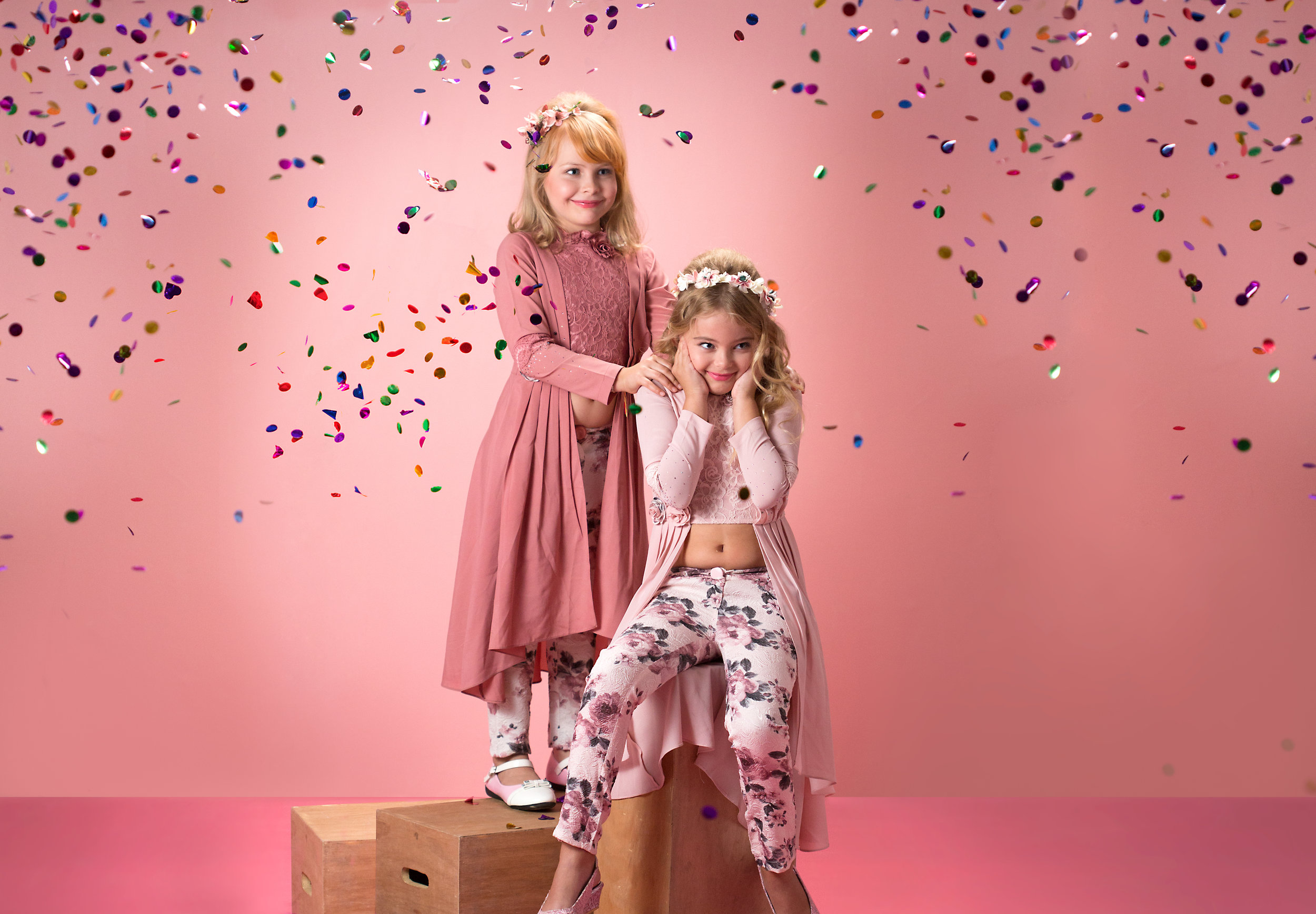 Creative Fashion Photoshoot for Kids Designer Wear Garments