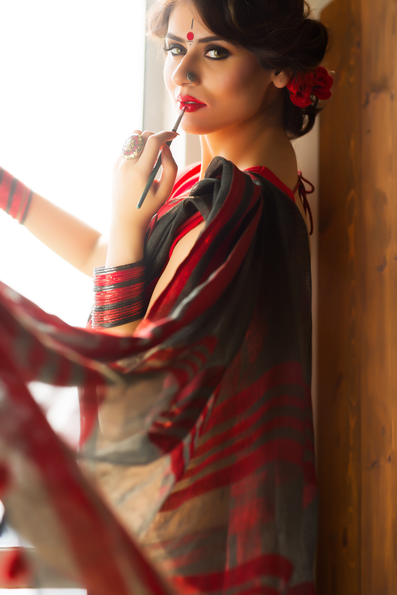 Saree Fashion Photoshoot in Delhi