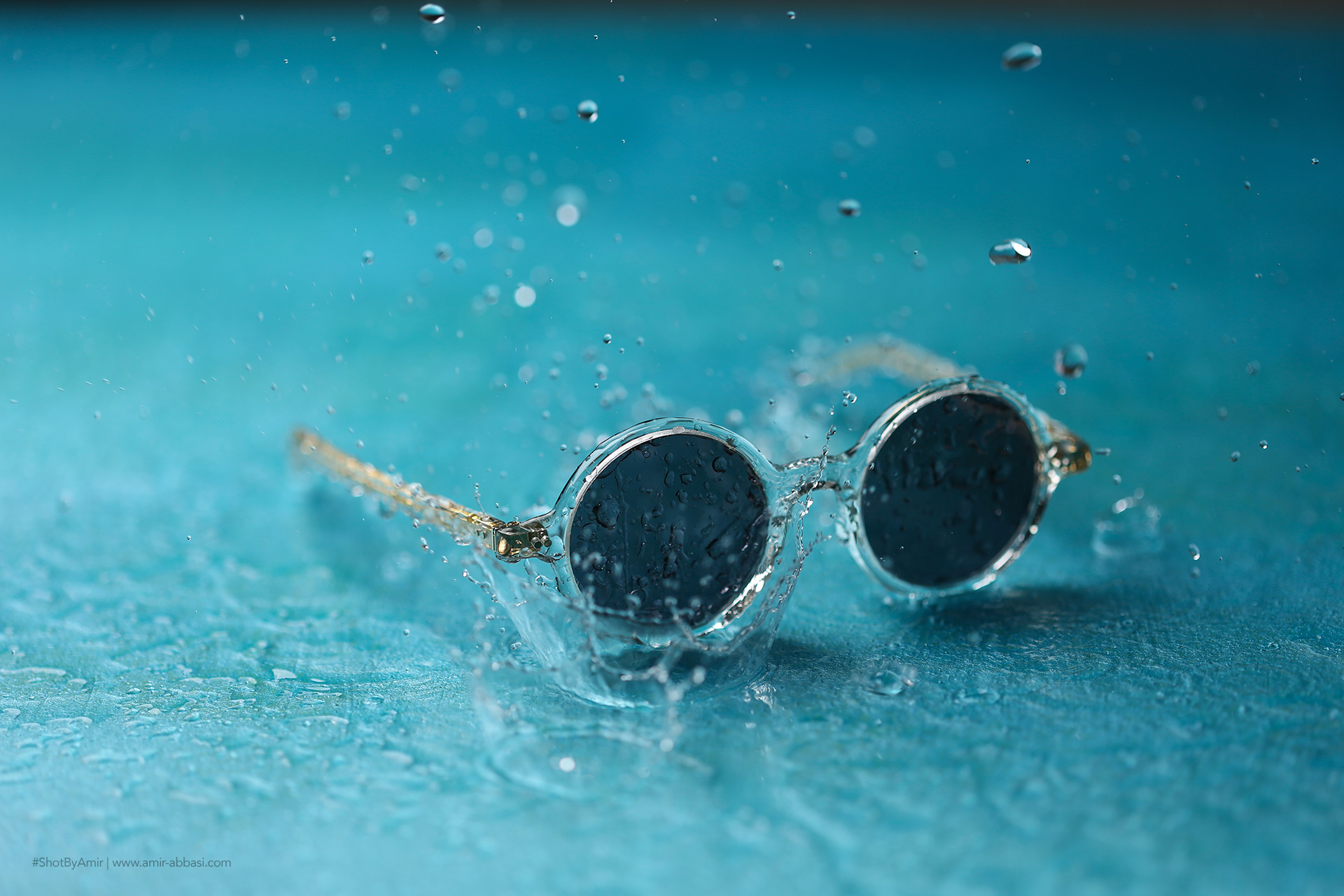 creative table top photography for eyewear